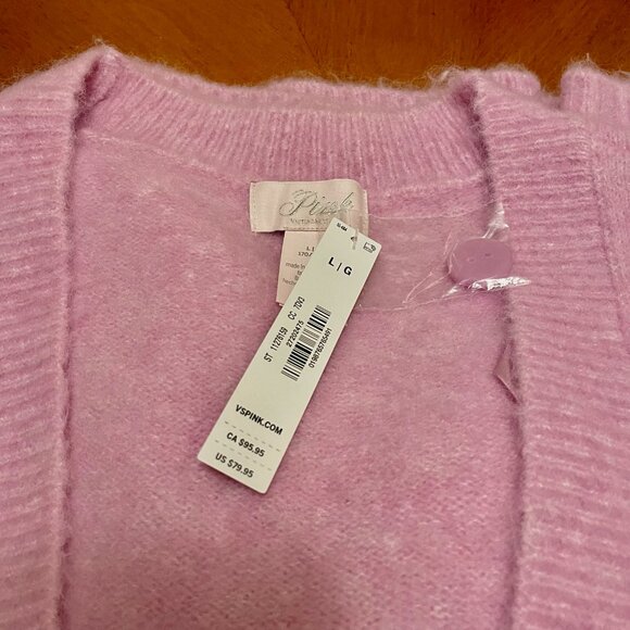 PINK Victoria's Secret Not Your Boyfriend’s Oversized Cardigan - Large - Picture 7 of 7